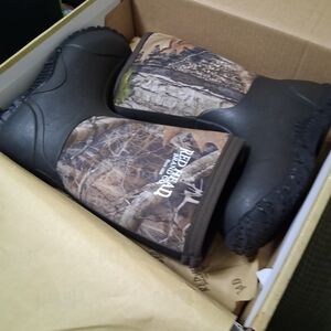 RedHead Kids Camo Boots - Black and Brown